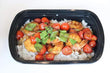 Sauteed Shrimp with Vegetables and Soy Garlic Sauce on a bed of Basmati Rice - FIT BY ELIA