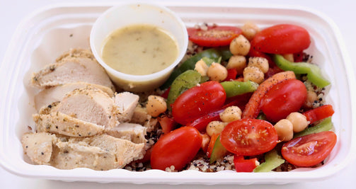 Tricolor Quinoa and Chicken Summer Salad - FIT BY ELIA