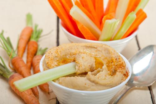 Hummus with Veggies snack - FIT BY ELIA